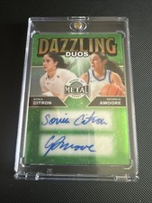 2025 Leaf Metal Women of Sport Auto Sonia Citron Georgia Amoore Dazzling Duos /3