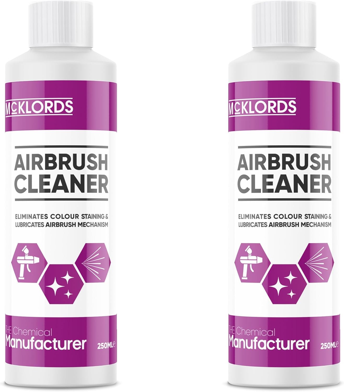 McKLords - Airbrush Cleaning Solution | Acrylic Paint Cleaner for Airbrushing a