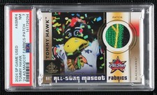2024-25 SP Game Used All-Star Mascot Fabrics 7/35 Tommy Hawk PSA 7 Patch i1f