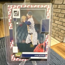 Panini Donruss Jose Altuve #120 One Hundred /100 Houston Astros Baseball Card