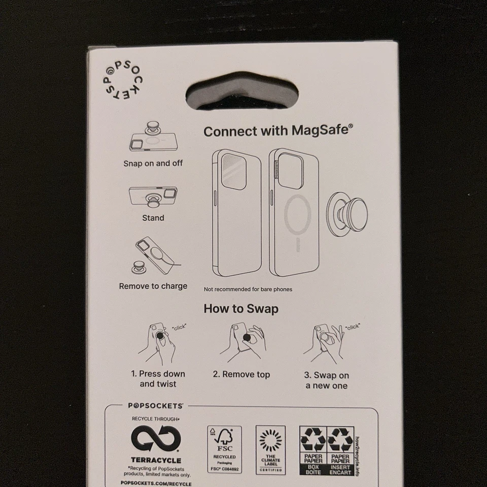 Disney Parks 2025 Popsockets Mickey con Sombrero de Santa Navidad Nuevo con Etiquetas Foto 4 de 4