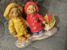 NIB CHERISHED TEDDIES JOEY and LINDSEY We Can Weather Any Storm Together