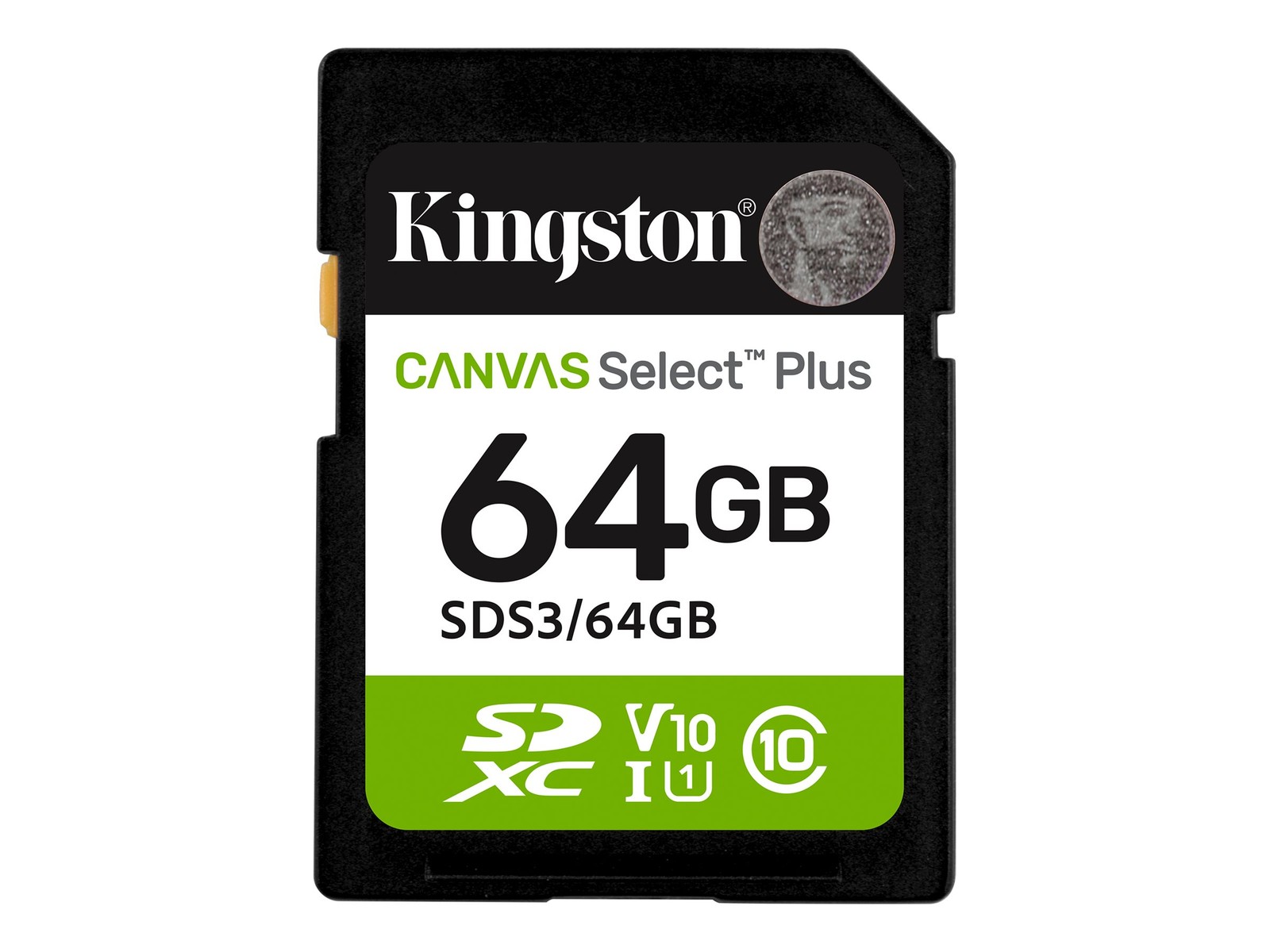 Kingston Canvas Select Plus SDXC Extended Capacity SD (SDXC) 64 GB SDS3/64GB