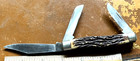 Vintage Uncle Henry Schrade+ 885UH 4" 3-blade Stockman pocket knife Staglon USA — photo 3