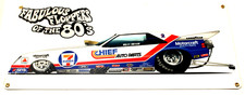 BILLY MEYER Chief Auto Parts Funny Car Metal Garage Sign NHRA 9.5