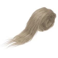 59" x 2" Fluffy Plush Faux Fur Fabric Precut Strips, Khaki