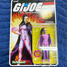 Super7 G.I. Joe ReAction Pythona Action Figure w Ring - Boxed