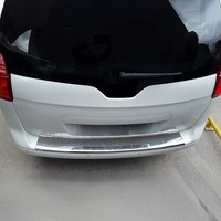 Ladekantenschutz StoßStangenschutz FüR Peugeot 5008 II 2017-2024 Edelstahl Chrom