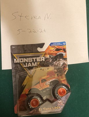 Monster Jam El Toro Loco Legacy Trucks 25th Anniversary 1:64 Diecast Orange