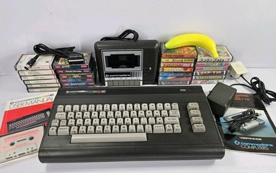Vintage Commodore C16 Computer mit Datasette & 25 Spielen - getestet & funktionsfähig
