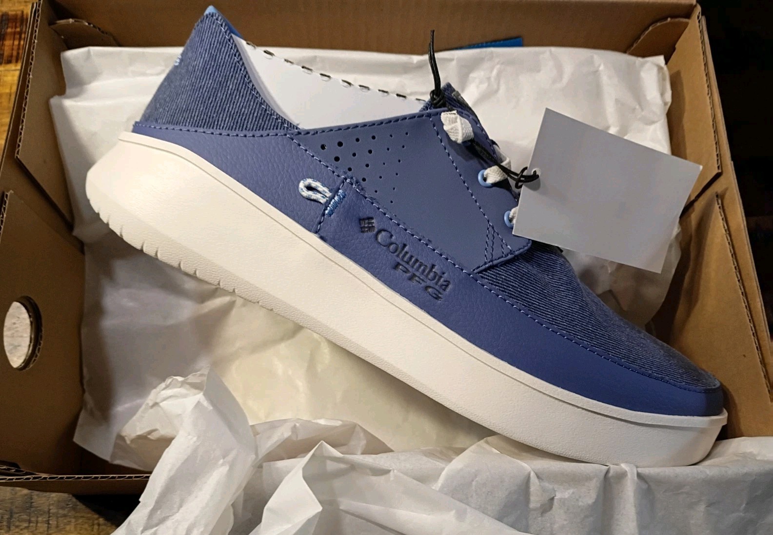 Men's Columbia PFG Boat side NEW COLOR Relaxed Boat/Fishing Shoe Sz 11 New W 🎁