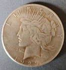 1927 Peace Silver One Dollar US