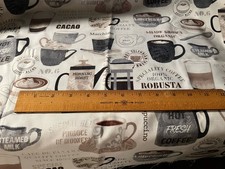 Coffee Roasts Cotton Fabric Timeless Treasures 1 Yard
