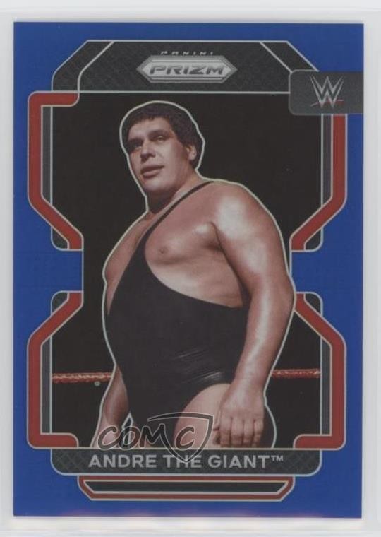 2022 Panini Prizm WWE Blue Prizm 44/199 Andre the Giant #200 0za4