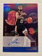 2022-23 Panini Recon JOSE ALVARADO Called to Excellence Blue Auto #/49