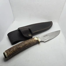 Muela Colibri Ruko Sessions Molibdeno Vanadio Spain Fixed 5" Blade Knife &Sheath