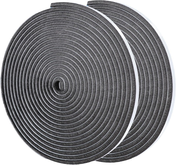 20M Selbstklebende BüRstendichtung FüR TüRen & Fenster, 5Mm X 9Mm.-image