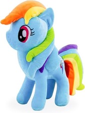 Pl&uuml;schtier Pony 20cm Blau Stofftier Pferd Kuscheltier Kinder Geschenk Baumwolle