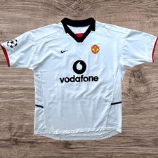  Vintage 2002-2003 “Nike” Manchester United Roy Keane Football Jersey UEFA Badge