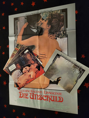 Die Unschuld - 20 Aushangfotos + Plakat-  Giancarlo Giannini Laura Antonelli