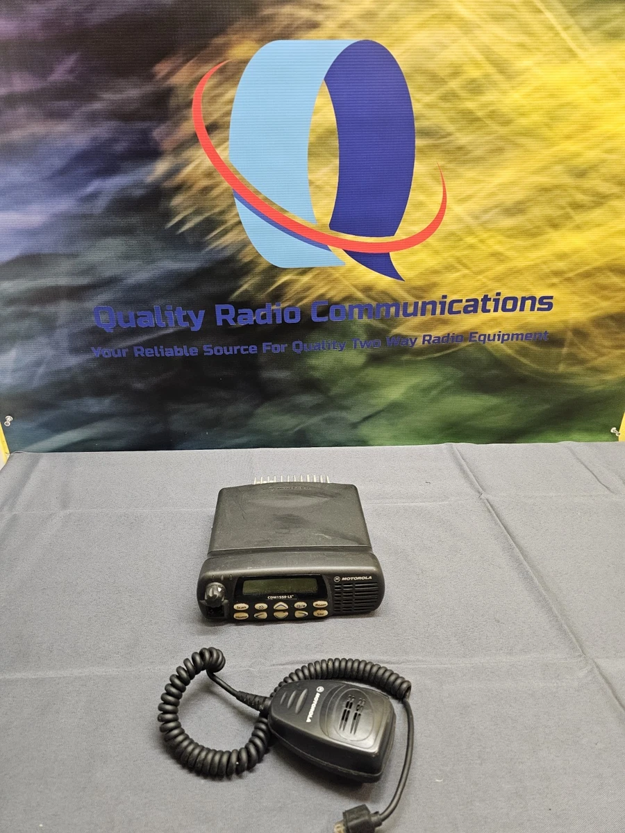 Radio Motorola CDM1550 LS+ VHF 45W - 160 Canaux - Occasion Fonctionnelle