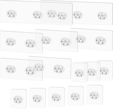 15 Pack Shower Caddy Adhesive Replacement Hooks No Drilling Strong Bathroom Shel