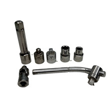 Craftsman 7-pc Socket Lot Extensions Adapters Universal Joint Sliding T-bar