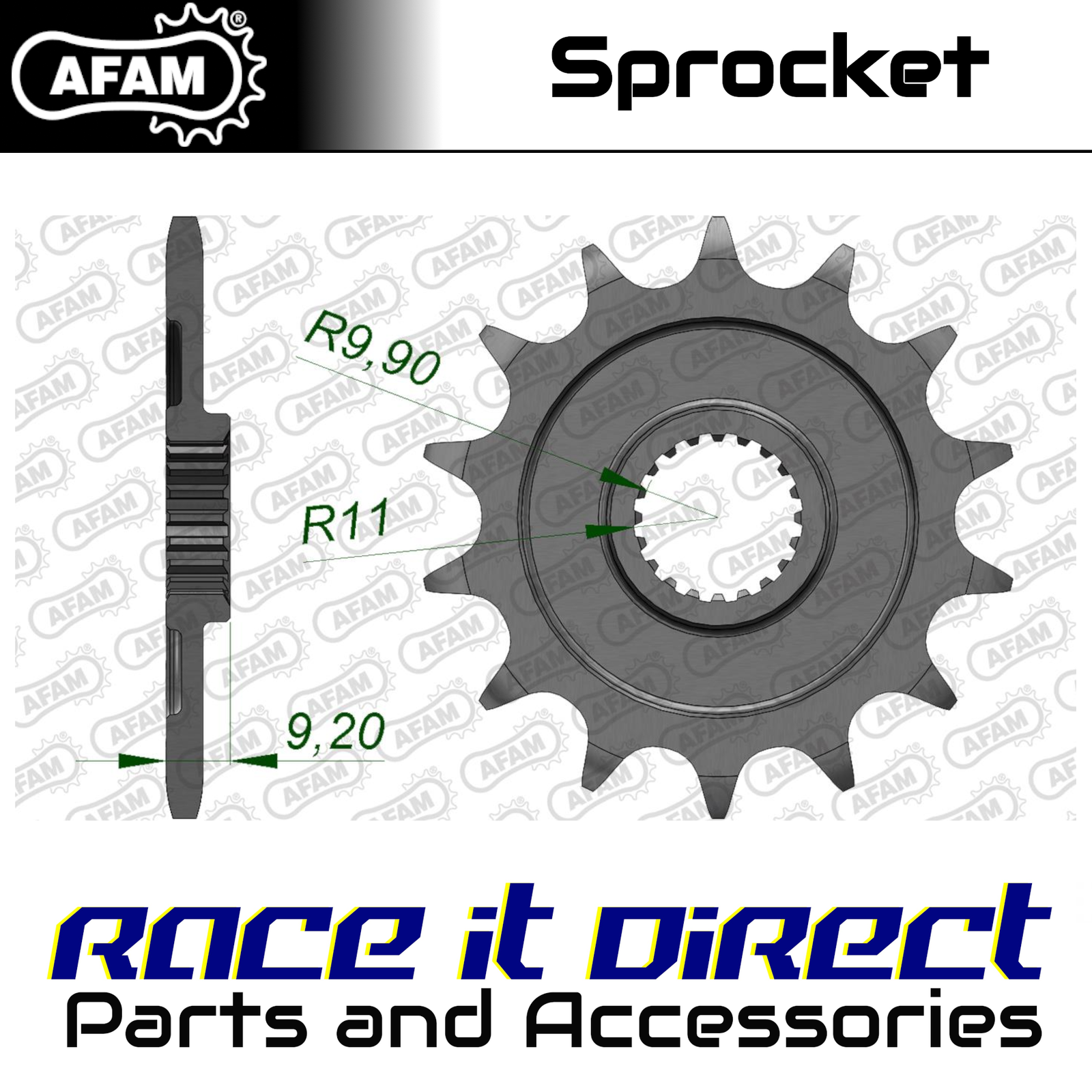 AFAM 24305-13 FRONT 13T, 520