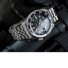 Seiko 5 Sports SSK001K1 SKX Sports Style GMT Black Grape Automatic Black Dial 3