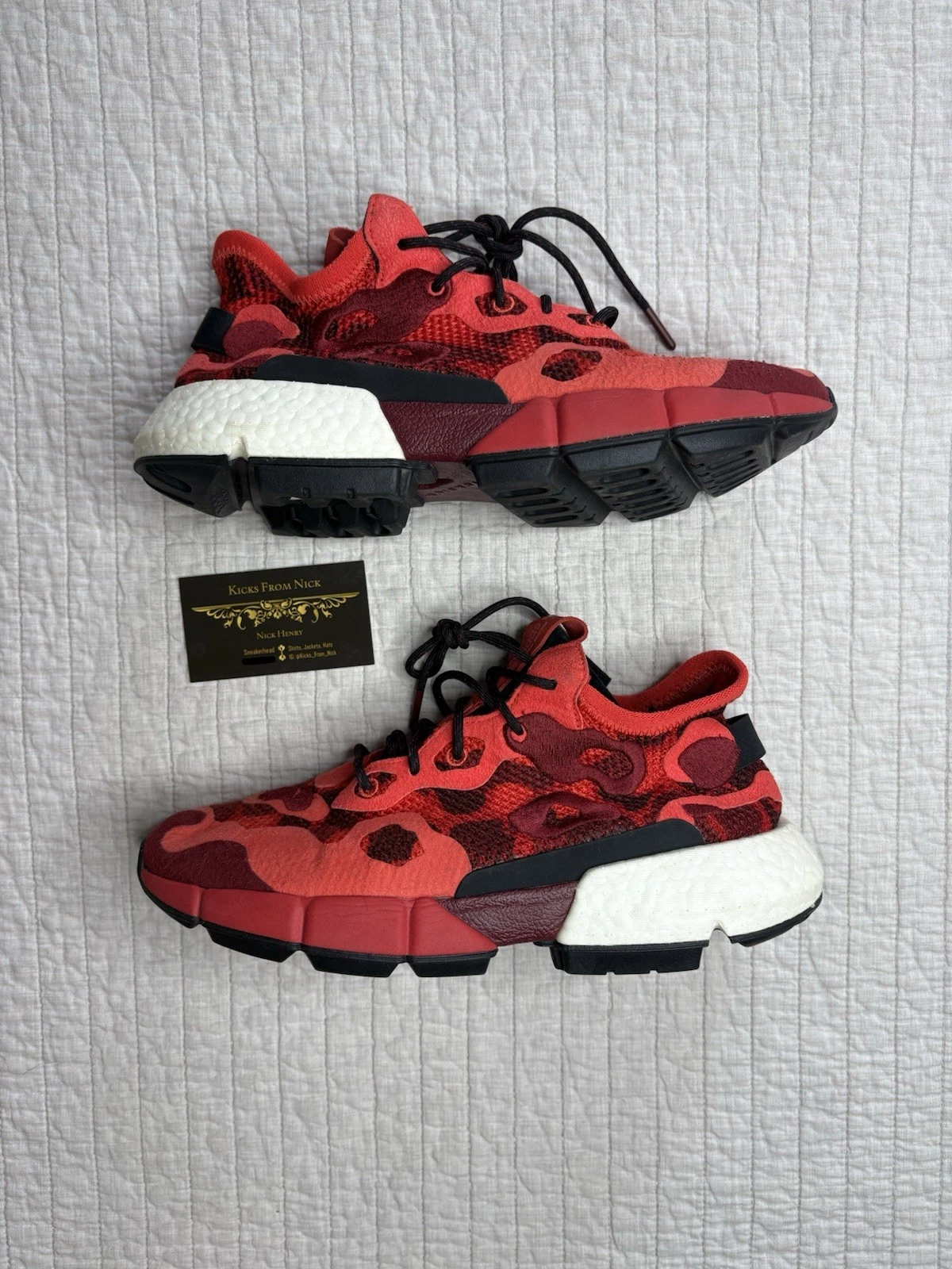 Taglia 9 Adidas P.O.D. S3.2 ML Scarlet Mimetico