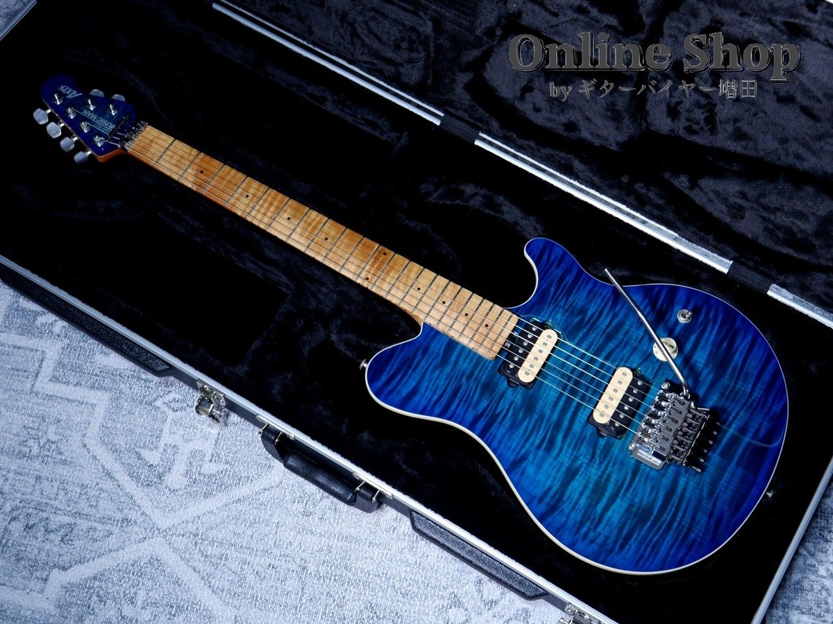 MUSIC MAN 2016 Axis Balboa Blue Flame Used Electric Guitar | eBay