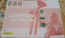 FOLDER PHILATELIC JUVENTUS CHAMPION OF ITALY 2015-2016-2017