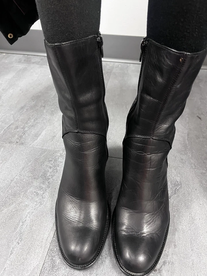 Botas de cuero genuino "Vero Cuoio" hechas en Italia para mujer talla 6,5 EE. UU. 37 euros Foto 3 de 4