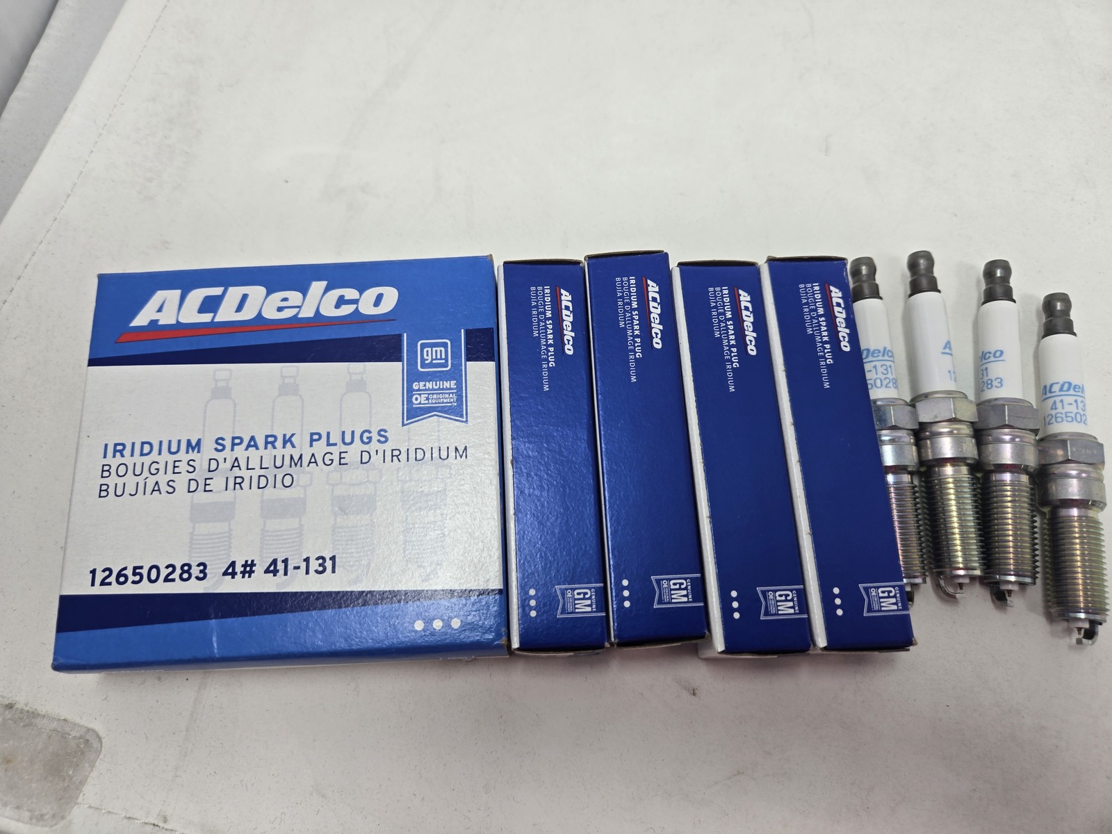 NEW ACDelco OEM 2016-2026 CT5 CT6 Iridium Spark Plug Pack of 4 12650283 41-131