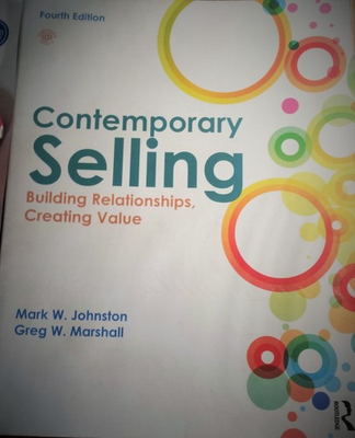 #ad Contemporary Selling: Building Relationships Creating Value 4th edition $10.05