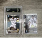 2025 Bowman Chrome Konnor Griffin Pirates Card Lot (2) Top 100, graded GMA 9