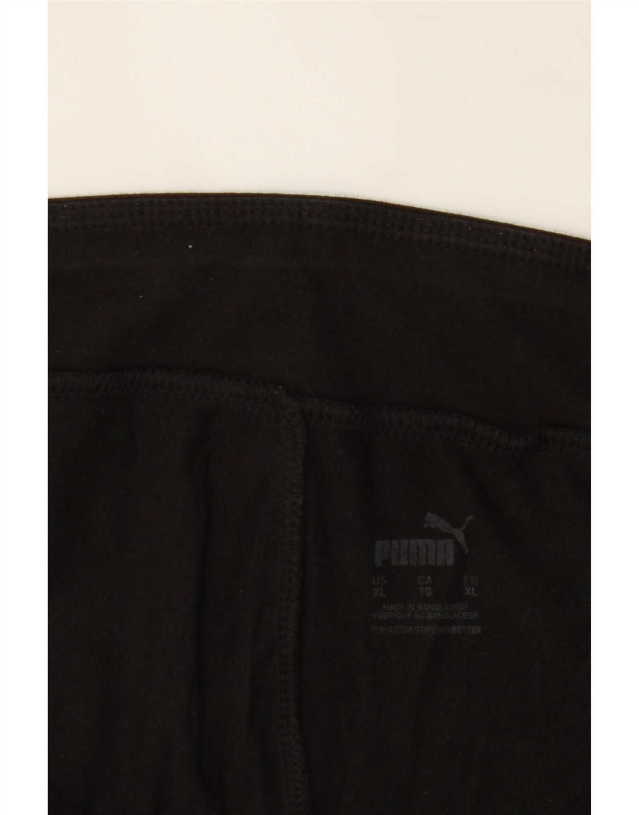 PUMA Womens Graphic Leggings UK 18 XL Black Cotton DF65 image 3