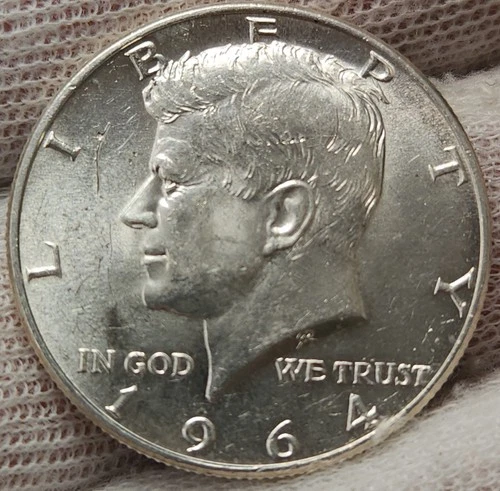 1964 P KENNEDY Half Dollar 90% Silver, Choice Uncirculated, JFK-64p