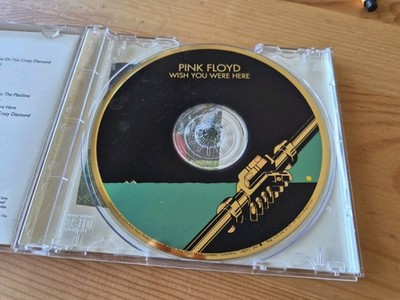 Mastersound Gold CD Pink Floyd Wish You Were Here Unterer Teil der CD Grün!!!