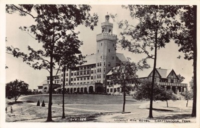 TN~TENNESSEE~CHATTANOOGA~LOOKOUT MOUNTAIN HOTEL~CLINE RPPC
