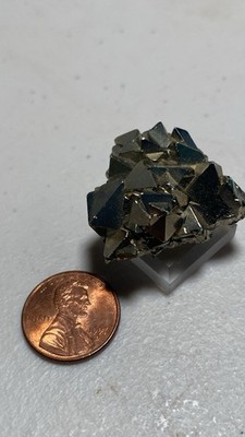 Pyrite Crystal Cluster Octahedral Peru, Large Thumbnail