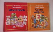 2 Vintage Jim Henson's Muppet Babies Books - 1992