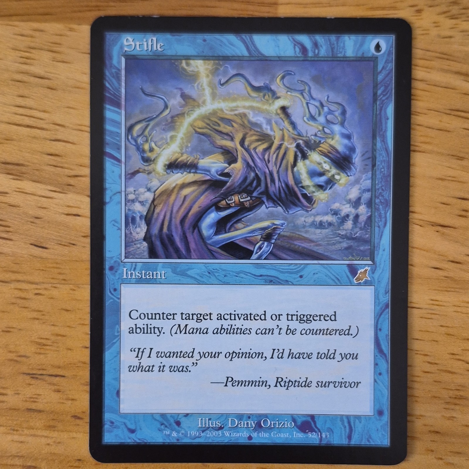 Wizards Stifle MTG Uncommon Scourge 52/143 Blue Instant English 2003 Regular