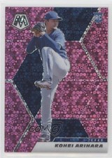 2021 Panini Mosaic Rookie Quick Pitch Pink Prizm 9/20 Kohei Arihara #251 13hc