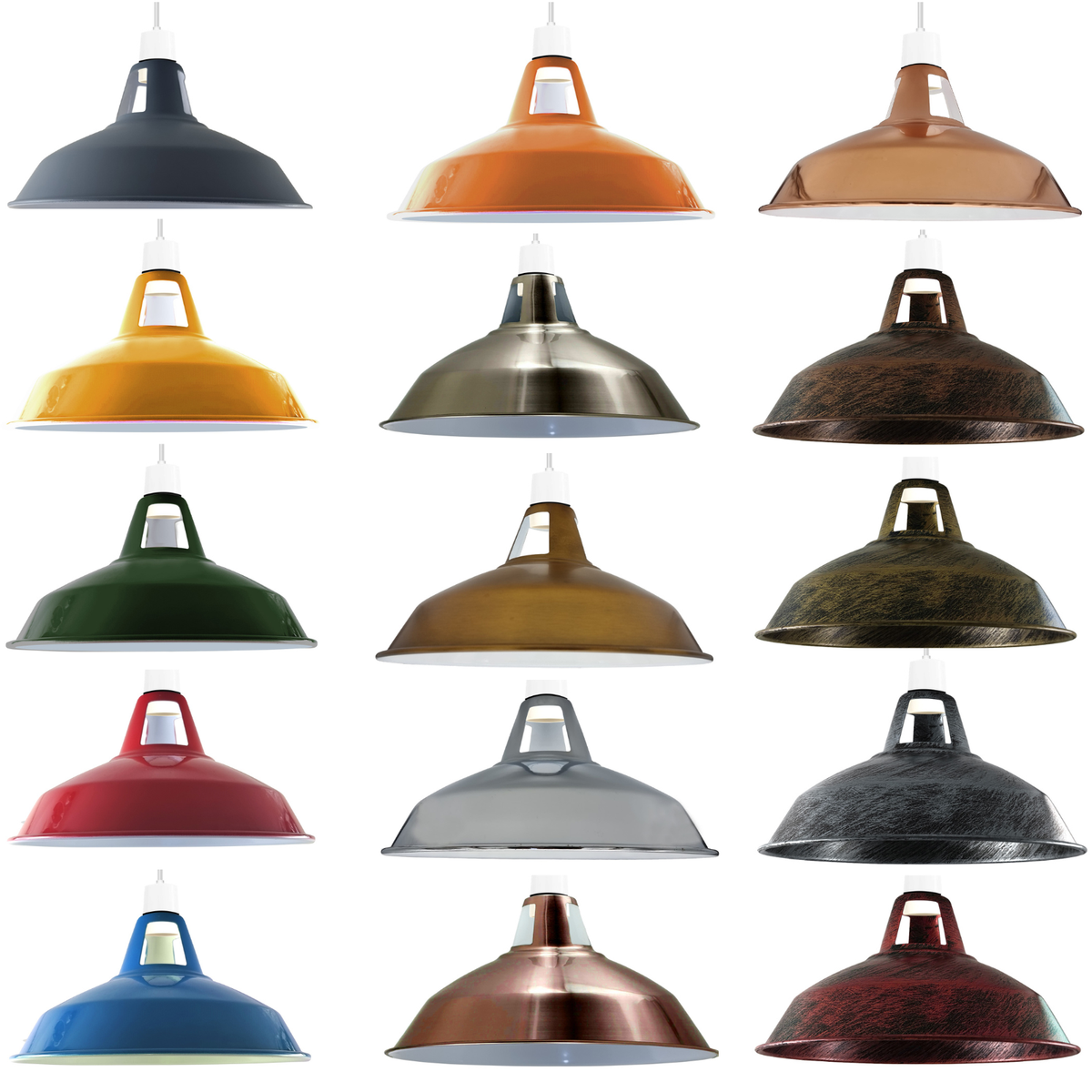 Vintage Retro Pendant Light Shade Modern Industrial Metal Ceiling