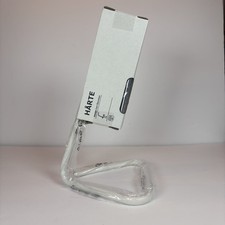 Ikea Harte LED Work Desk Lamp with USB Port Modern Metal White 902.382.67 New