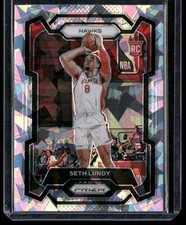 2023-24 Panini Prizm #138 Seth Lundy Prizms Ice