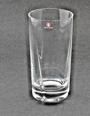 Design Tapio Wirkkala, Iittala, Trinkglas hoch,Serie VIVA,80er, Finnland Glas