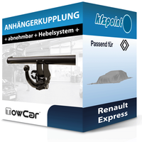 für Renault Express 05.2021-Jetzt Towcar AnhäNgerkupplung Abnehmbar Neu