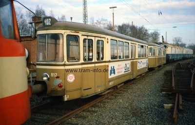 Foto-Abzug Photo Tram Schwerte DoSf Deutschland B4 #812 Mainische Feldbahnen '94